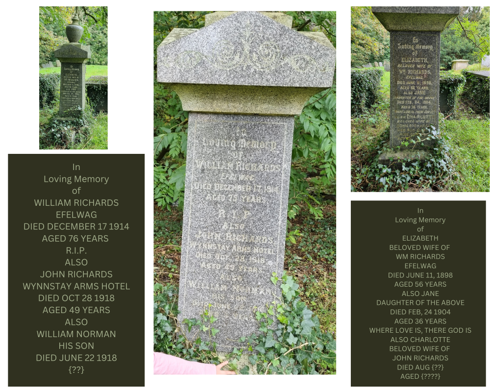 William Richards grave stone